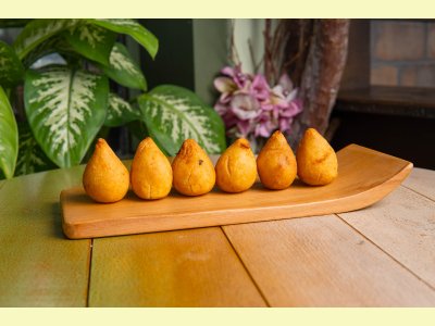 Coxinha de frango com Catupiry