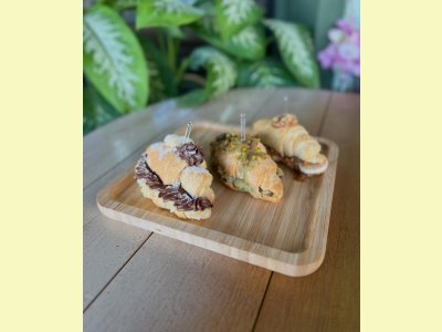 Brigadeiro branco de pistache