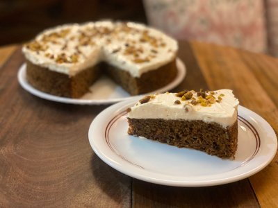 Bolo de cenoura americano