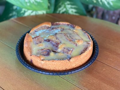 Cuca alemã banana com nata
