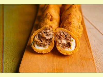 Coxinha de costela com Catupiry
