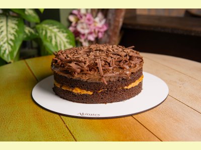 Bolo de chocolate recheado